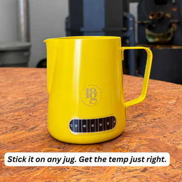 Colour Changing Thermometer Sticker for Milk Pitchers